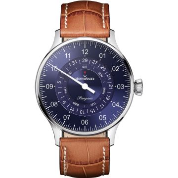 MeisterSinger Pangaea Day Date Sunburst Blue