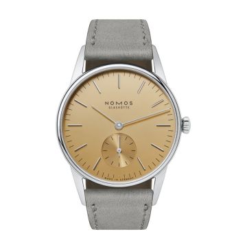 Nomos Glashütte Orion 33 Gold / Open Case Back