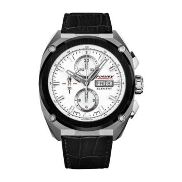 Formex Element Automatic Chronograph Ceramic Bezel / White / Croco