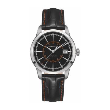Hamilton Railroad 40 Auto Stainless Steel / Black