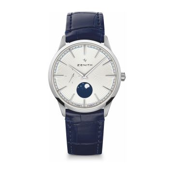 Zenith Elite Moon Phase 40 Stainless Steel / Silver