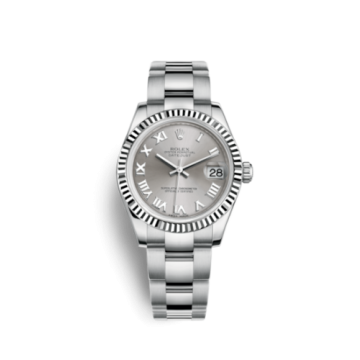 Rolex Datejust 31 Stainless Steel Fluted / Oyster / Rhodium Roman