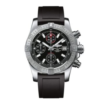 Breitling Avenger II Stainless Steel / Volcano Black / Rubber