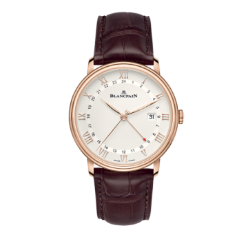 Blancpain Villeret GMT Date Red Gold / Silver