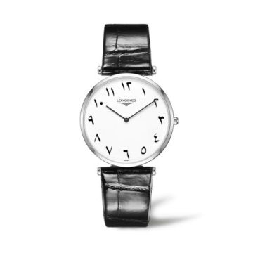 Longines La Grande Classique Quartz 37 Stainless Steel / White - Eastern Arabic