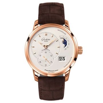 Glashütte Original PanoMatic Lunar Red Gold / Silver / Nubuck - Pin