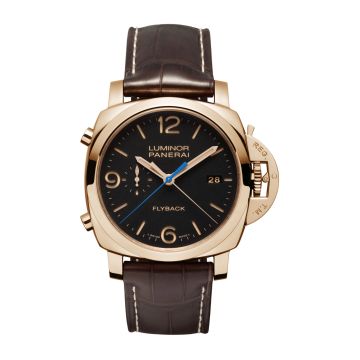Panerai Luminor 1950 44 3 Days Chrono Flyback Automatic Red Gold / Black