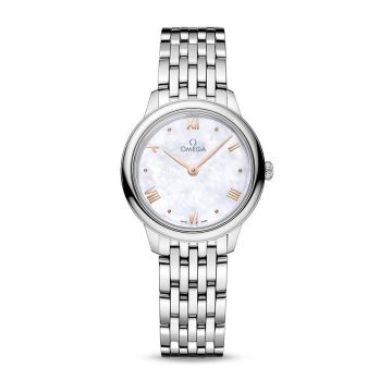 Omega De Ville Quartz 27.5 Stainless Steel / MOP / Bracelet
