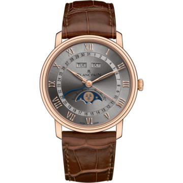 Blancpain Villeret Quantième Complet 40mm Red Gold / Grey