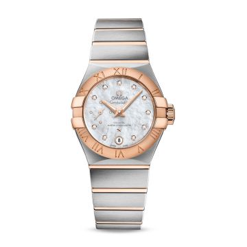 Omega Constellation Co‑Axial Master Chronometer 27 Small Seconds Stainless Steel / Red Gold / MOP