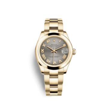 Rolex Datejust 31 Yellow Gold Domed / Oyster/ Steel Roman