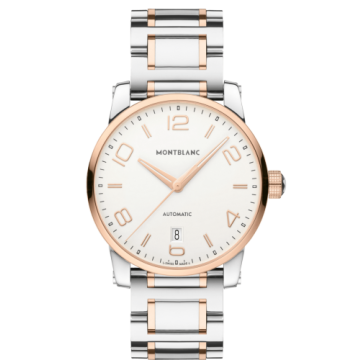 Montblanc TimeWalker Date Automatic 39 Two Tone Red / White / Bracelet