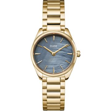 Cluse Féroce Mini Blue Pearl / Gold