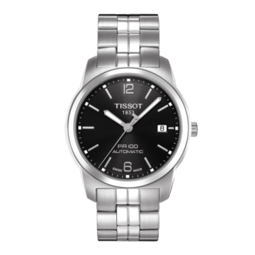 Tissot PR 100 Automatic 38 Stainless Steel / Black / Bracelet