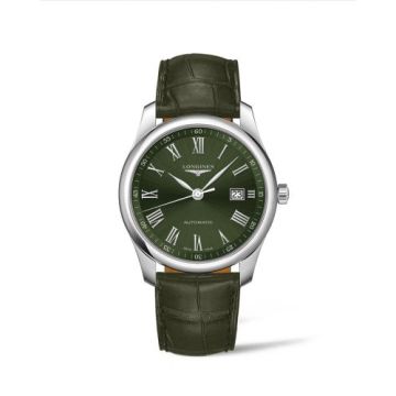 Longines Master Collection 40 Date Stainless Steel / Green - Roman