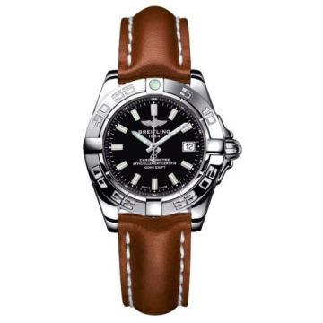 Breitling Galactic 32 Stainless Steel / Onyx Black / Calf