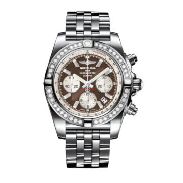 Breitling Chronomat 44 Stainless Steel / Diamond / Metallica Brown / Bracelet