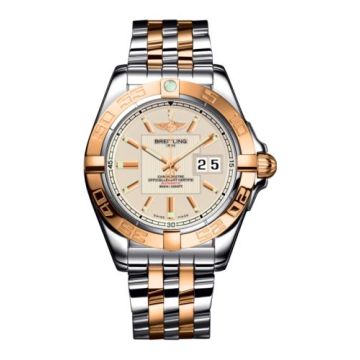 Breitling Galactic 41 Stainless Steel / Rose Gold / Sierra Silver / Bracelet