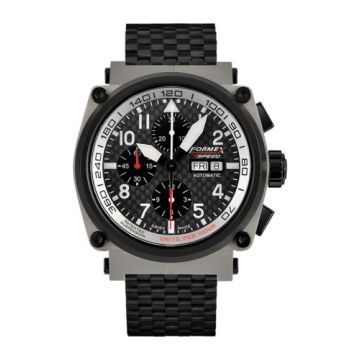 Formex Pilot Automatic Chronograph Sandblasted / Carbon Fibre / Bracelet