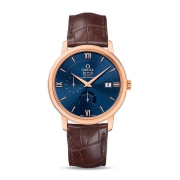 Omega De Ville Prestige Co-Axial 39.5 Power Reserve Red Gold / Blue