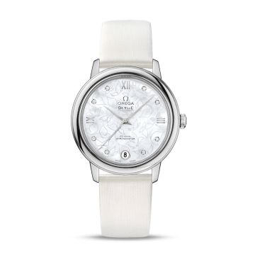 Omega De Ville Prestige Co-Axial 32.7 Stainless Steel / MOP Butterfly