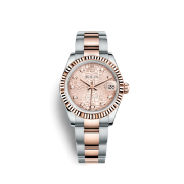 Rolex Datejust 31 Rolesor Everose Fluted / Oyster / Pink Computer