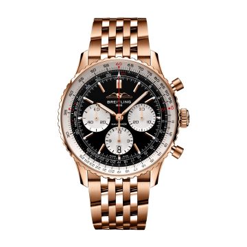 Breitling Navitimer B01 Chronograph 43 Red Gold / Black / Bracelet