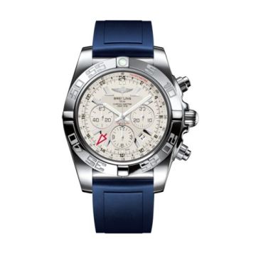 Breitling Chronomat 47 GMT Stainless Steel / Sierra Silver / Rubber