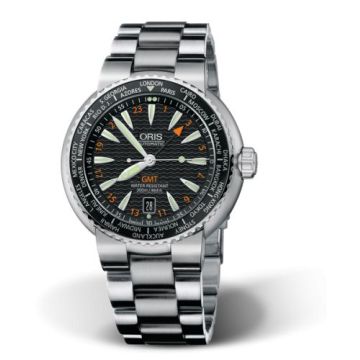 Oris Divers GMT Date Stainless Steel / Black / Bracelet