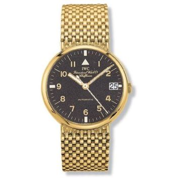 IWC Schaffhausen Portofino Automatic Yellow Gold / Black - Pilot / Bracelet