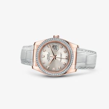 Rolex Datejust 36 Everose Strap Pink Diamonds
