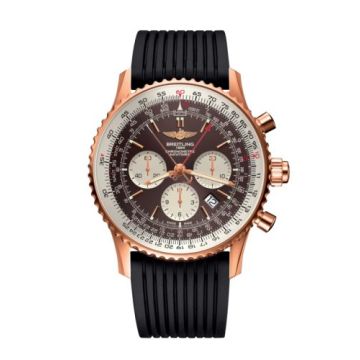 Breitling Navitimer Rattrapante Red Gold / Panamerican Bronze / Rubber