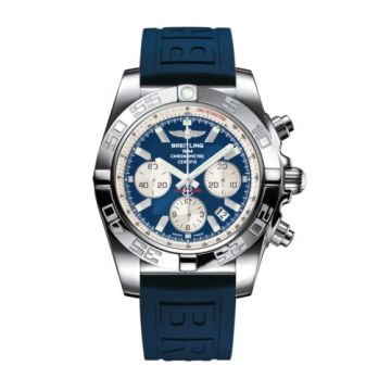 Breitling Chronomat 44 Stainless Steel / Blue / Rubber