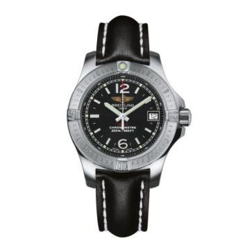 Breitling Colt Lady Volcano Black / Calf / Pin