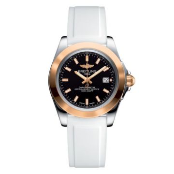 Breitling Galactic 32 Sleek Edition Stainless Steel / Rose Gold / Trophy Black / Rubber