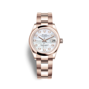Rolex Datejust 31 Rose Gold / Domed / MOP / Oyster