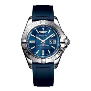 Breitling Galactic 41 Stainless Steel / Metallica Blue / Rubber