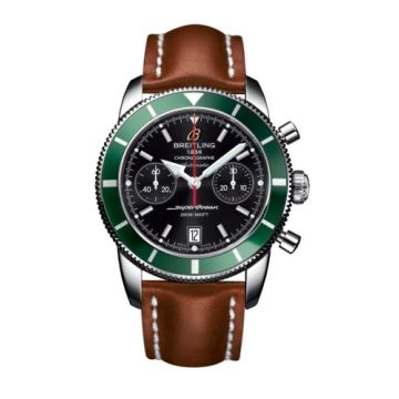 Breitling Superocean Heritage 44 Chronograph Stainless Steel / Green / Black / Calf