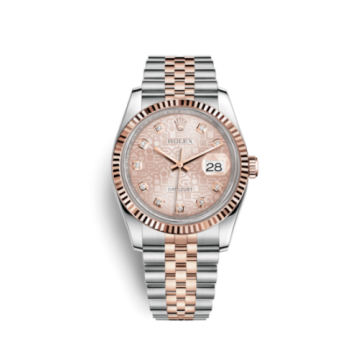 Rolex Datejust 36 Rolesor Everose Fluted / Jubilee / Pink Computer