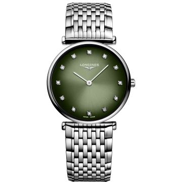 Longines La Grande Classique Quartz 29 Stainless Steel / Green / Bracelet