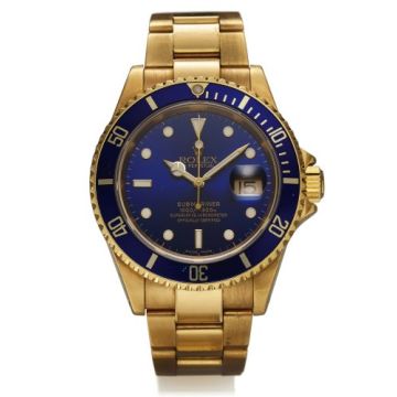 Rolex Submariner 16618 Blue SuperLuminova
