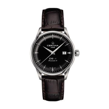 Certina DS-1 Powermatic 80 40 Stainless Steel / Black / Strap