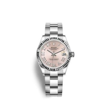 Rolex Datejust 31 Stainless Steel Fluted / Oyster / Pink - Roman