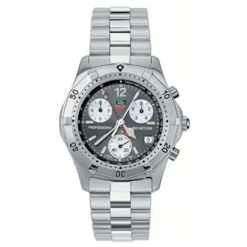 TAG Heuer 2000 Chronograph Stainless Steel / Grey / Bracelet