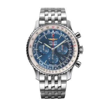 Breitling Navitimer 01 46 Stainless Steel / Aurora Blue / Bracelet