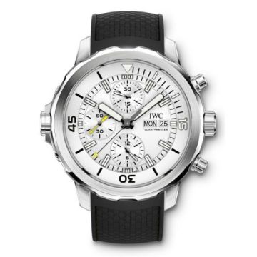 IWC Schaffhausen Aquatimer Chronograph Stainless Steel / Silver / Rubber