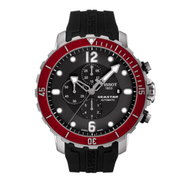 Tissot Seastar 1000 Automatic Chronograph Red Ceramic