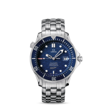 Omega Seamaster Diver 300M Automatic 41 Stainless Steel / Blue / Bracelet / James Bond 40th Anniversary
