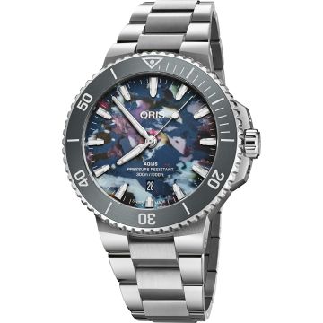 Oris Aquis Date 43.5 Stainless Steel / Upcycle