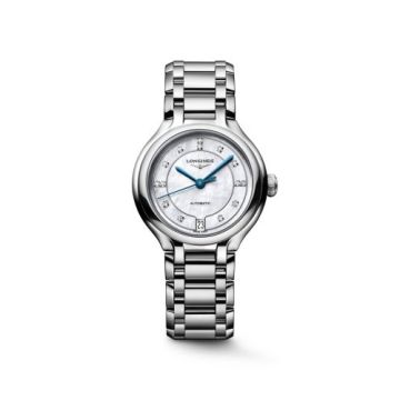Longines PrimaLuna 34 Automatic Stainless Steel / MOP / Bracelet